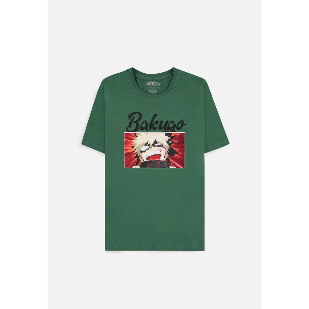 My Hero Academia - Bakugo Tshirt Homme - Vert